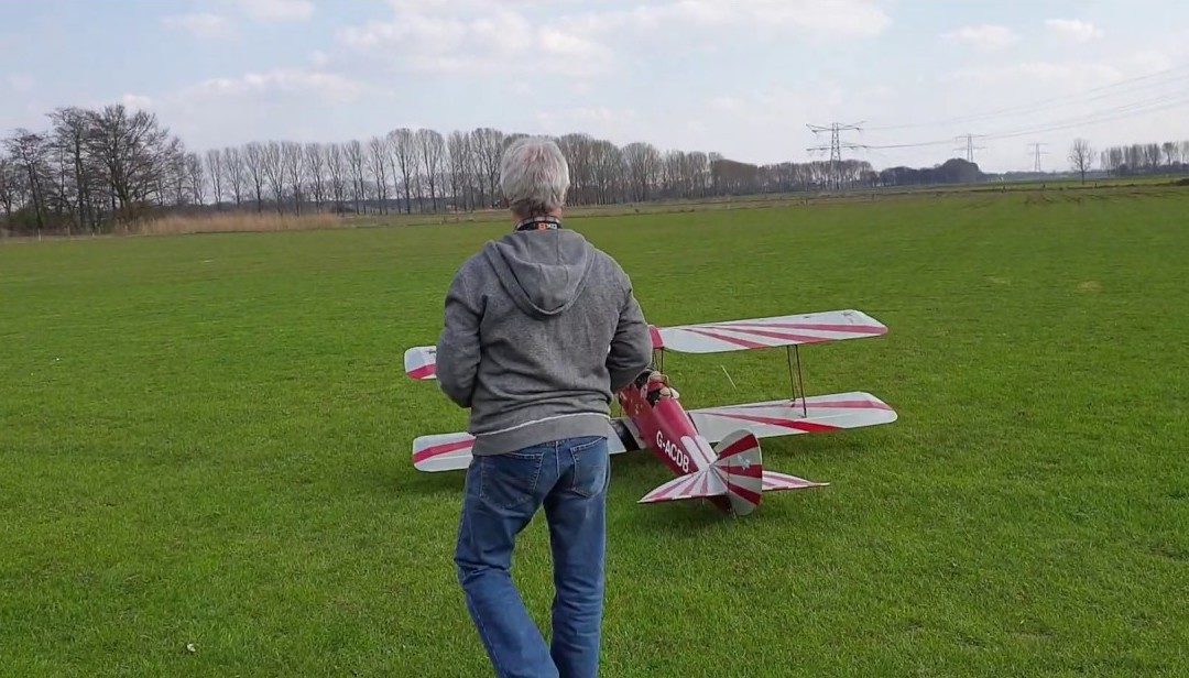 Jac Scheepers en zijn Tiger Moth